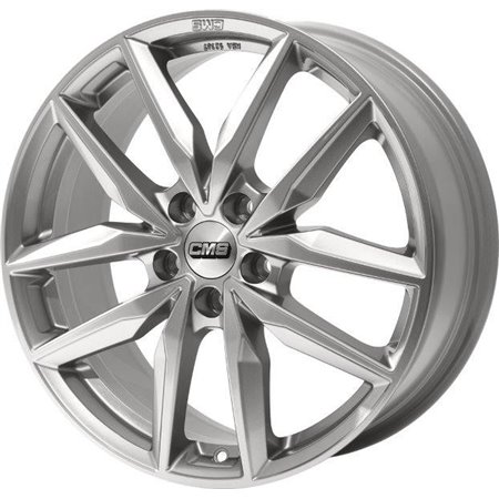 LLANTA CMS 7,5x17 ET52,5 5x108 63.4 PLATA CARRERA
