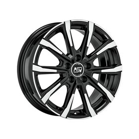 LLANTA CMS 6,5x16 ET46 5x112 57.1 NEGRO BRILLANTE COMPLETO