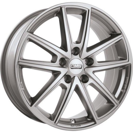 LLANTA CMS 7x17 ET45 4x100 67.2R PLATA