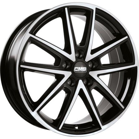 LLANTA CMS 7x17 ET40 5x114,3 67.2R NEGRO DIAMANTE BRILLANTE