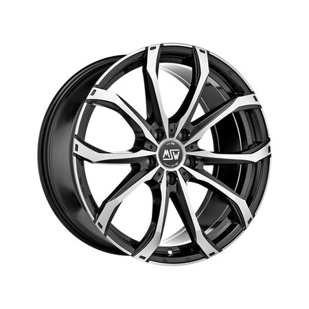 LLANTA CMS 8x18 ET46 5x112 57.1 BRONCE NEGRO DIAMANTE