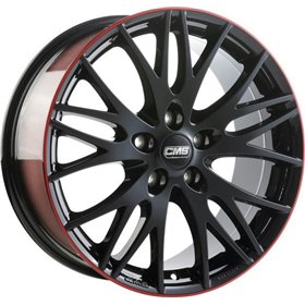 LLANTA CMS 7,5x17 ET48 5x114,3 67.2R ROJO OSCURO BRILLANTE