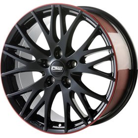 LLANTA CMS 8,5x19 ET28 5x112 66.5 BORDE NEGRO DIAMANTE BRILLANTE