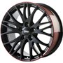 LLANTA CMS 8,5x19 ET28 5x112 66.5 BORDE NEGRO DIAMANTE BRILLANTE