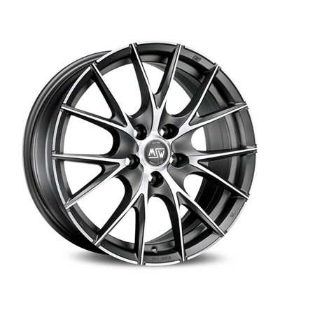 LLANTA CMS 8x19 ET38 5x112 66.5 TITANIO BRILLANTE