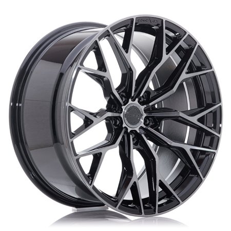 LLANTA CMS 7x17 ET41 5x112 66.5 NEGRO BRILLANTE COMPLETO