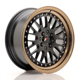 LLANTA JAPAN RACING JR10 16X7 ET 30 4X108 4X100 CB 67,1 NEGRO