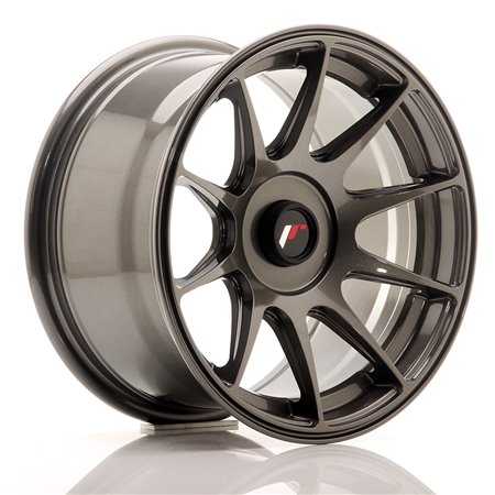 LLANTA JAPAN RACING JR11 15''X8 ET 25 BLANK CB 67,1 GRIS PULIDO