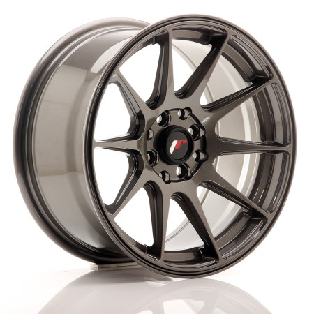 LLANTA JAPAN RACING JR11 16X8 ET 25 4X100 4X114,3 CB 67,1 GRIS PULIDO