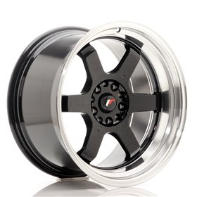 LLANTA JAPAN RACING JR12 18X10 ET 20 5X114,3 5X120 CB 74,1 NEGRO