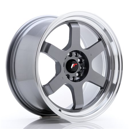 LLANTA JAPAN RACING CVR1 20X8,5 ET 35 5X120 CB 72,6 TITANIO CEPILLADO