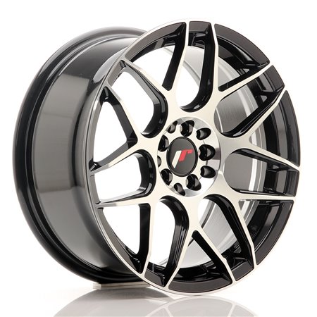 LLANTA JAPAN RACING JR18 17X8 ET 35 5X100 5X114,3 CB 73,1 NEGRO