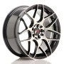 LLANTA JAPAN RACING JR18 17X8 ET 35 5X100 5X114,3 CB 73,1 NEGRO