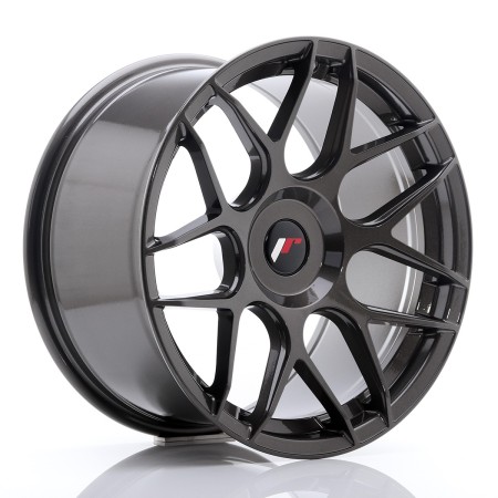 LLANTA JAPAN RACING CVR2 20X8,5 ET 35 5X120 CB 72,6 TITANIO CEPILLADO