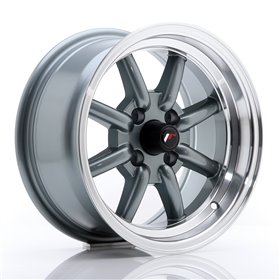 LLANTA JAPAN RACING JR19 14X7 ET 0 4X100 CB 73,1 GUN METAL