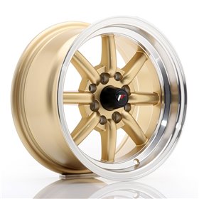 LLANTA JAPAN RACING JR19 14X7 ET 0 4X100 4X114,3 CB 73,1 GOLD