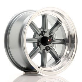 LLANTA JAPAN RACING CVR3 20X10 ET 45 5X120 CB 72,6 TITANIO CEPILLADO