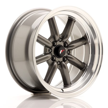 LLANTA JAPAN RACING CVR3 20X8,5 ET BLANK BLANK CB 72,6 NEGRO PLATINO