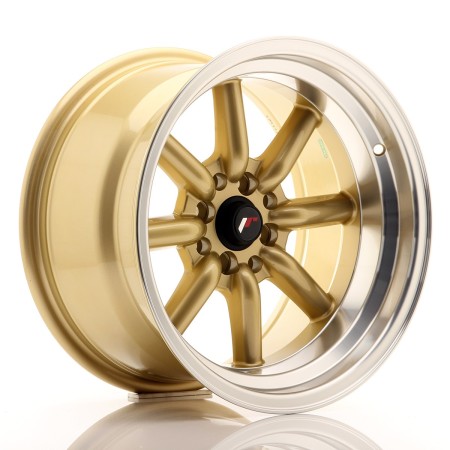 LLANTA JAPAN RACING CVR3 20X8,5 ET 45 5X112 CB 66,6 TITANIO PULIDO