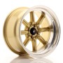 LLANTA JAPAN RACING CVR3 20X8,5 ET 45 5X112 CB 66,6 TITANIO PULIDO
