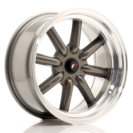 LLANTA JAPAN RACING CVR3 20X9 ET 35 5X120 CB 72,6 TITANIO CEPILLADO