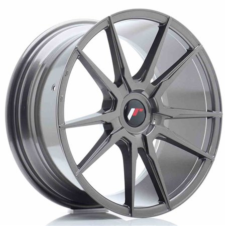 LLANTA JAPAN RACING CVR4 22X10,5 ET BLANK BLANK CB 74,1 TITANIO CEPILLADO