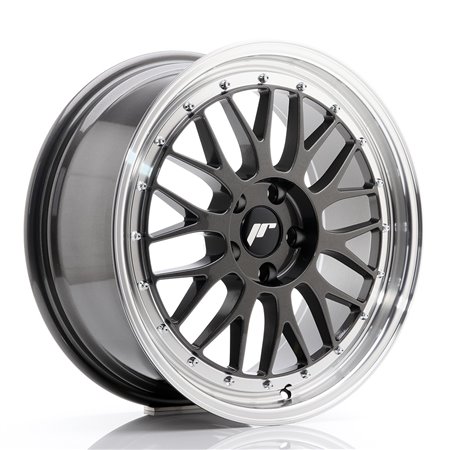 LLANTA JAPAN RACING JR23 18X8 ET 40 5X112 CB 66,6 GRIS PULIDO