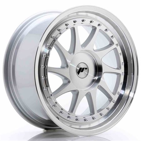 LLANTA JAPAN RACING JR26 18X8,5 ET35-40 BLANK SILVER MACHINED FACE