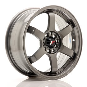 LLANTA JAPAN RACING JR21 17X7 ET 25 4X108 4X100 CB 74,1 GRIS