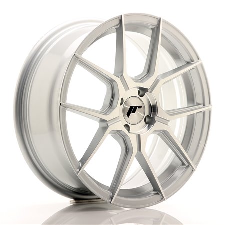 LLANTA JAPAN RACING JR21 20X10 ET 30 5X112 CB 66,6 GRIS PULIDO
