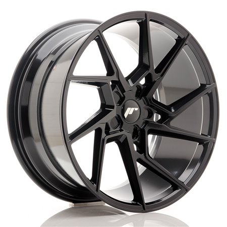 LLANTA JAPAN RACING JR23 20X10 ET20 5X120 HYPER SILVER W/MACHINED LIP