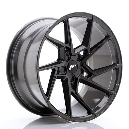 LLANTA JAPAN RACING JR23 20X10,5 ET30 5X120 HYPER SILVER W/MACHINED LIP