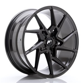 LLANTA JAPAN RACING JR23 20X9 ET20 5X120 HYPER SILVER W/MACHINED LIP