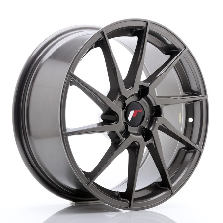 LLANTA JAPAN RACING JR28 17X7 ET 40 5X112 CB 66,6 PLATA