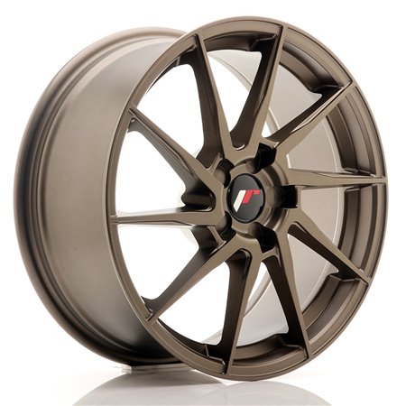 LLANTA JAPAN RACING JR28 17X7 ET40 5X114,3 NEGRO BRILLANTE MACHINED FACE