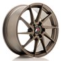 LLANTA JAPAN RACING JR28 17X7 ET40 5X114,3 NEGRO BRILLANTE MACHINED FACE