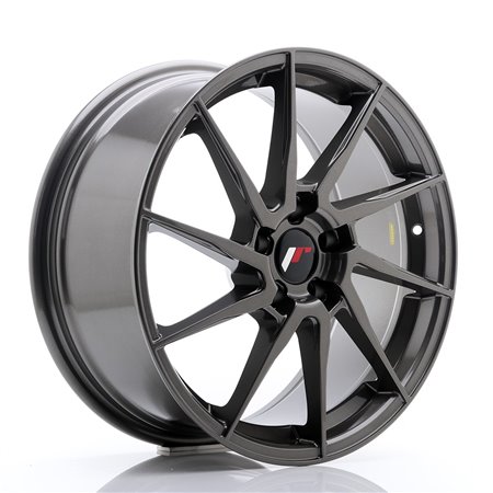 LLANTA JAPAN RACING JR28 17X8 ET BLANK BLANK CB 74,1 HIPER NEGRO