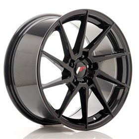 LLANTA JAPAN RACING JR28 17X8 ET40 4X100 NEGRO BRILLANTE
