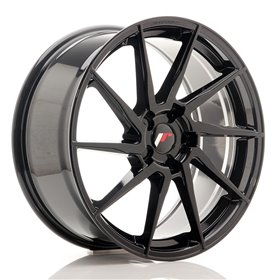 LLANTA JAPAN RACING JR28 17X8 ET40 4X108 HYPER BLACK