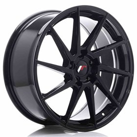 LLANTA JAPAN RACING JR28 17X8 ET40 5X114,3 NEGRO BRILLANTE MACHINED FACE