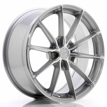 LLANTA JAPAN RACING JR37 19X8,5 ET35-45 5H BLANK SILVER MACHINED FACE