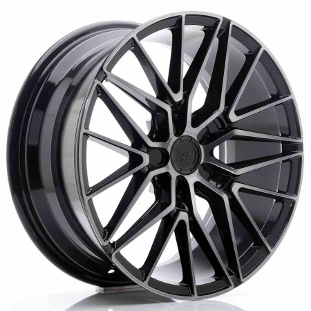LLANTA JAPAN RACING JR38 18X8 ET35-45 5H BLANK BLACK BRUSHED W/TINTED FACE