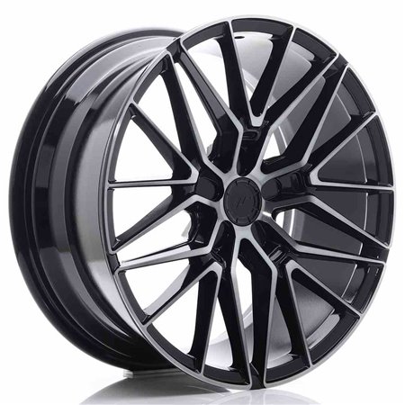 LLANTA JAPAN RACING JR28 20X8,5 ET40 5X114,3 NEGRO BRILLANTE MACHINED FACE