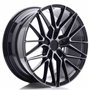 LLANTA JAPAN RACING JR28 20X8,5 ET40 5X114,3 NEGRO BRILLANTE MACHINED FACE