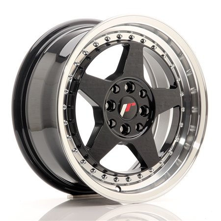 LLANTA JAPAN RACING JR3 15''X8 ET 25 4X100 4X108 CB 73,1 NEGRO