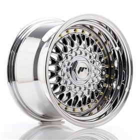 LLANTA JAPAN RACING JR9 15''X9 ET 10 4X100 4X108 CB 74,1 CROMADO