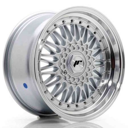 LLANTA JAPAN RACING JR9 17X8,5 ET35 5X112/120 SILVER W/MACHINED LIP+SILVER RIVETS