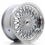 LLANTA JAPAN RACING JR9 17X8,5 ET35 5X112/120 SILVER W/MACHINED LIP+SILVER RIVETS