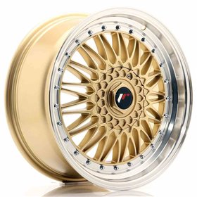 LLANTA JAPAN RACING JR9 18X8 ET35 5X100/120 GOLD W/MACHINED LIP
