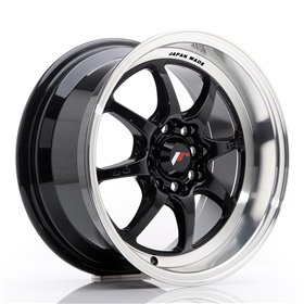 LLANTA JAPAN RACING TFII 15''X7,5 ET 30 4X114,3 4X100 CB 73,1 NEGRO